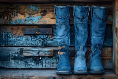 Ideas de outfit con botas de mezclilla para lucir con estilo