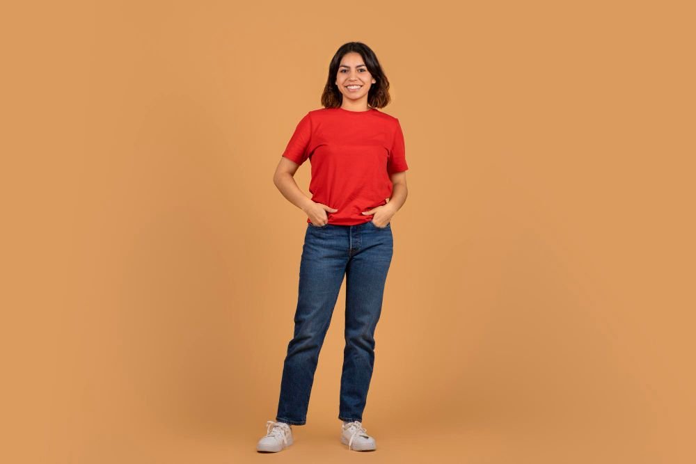 tu look con playera roja